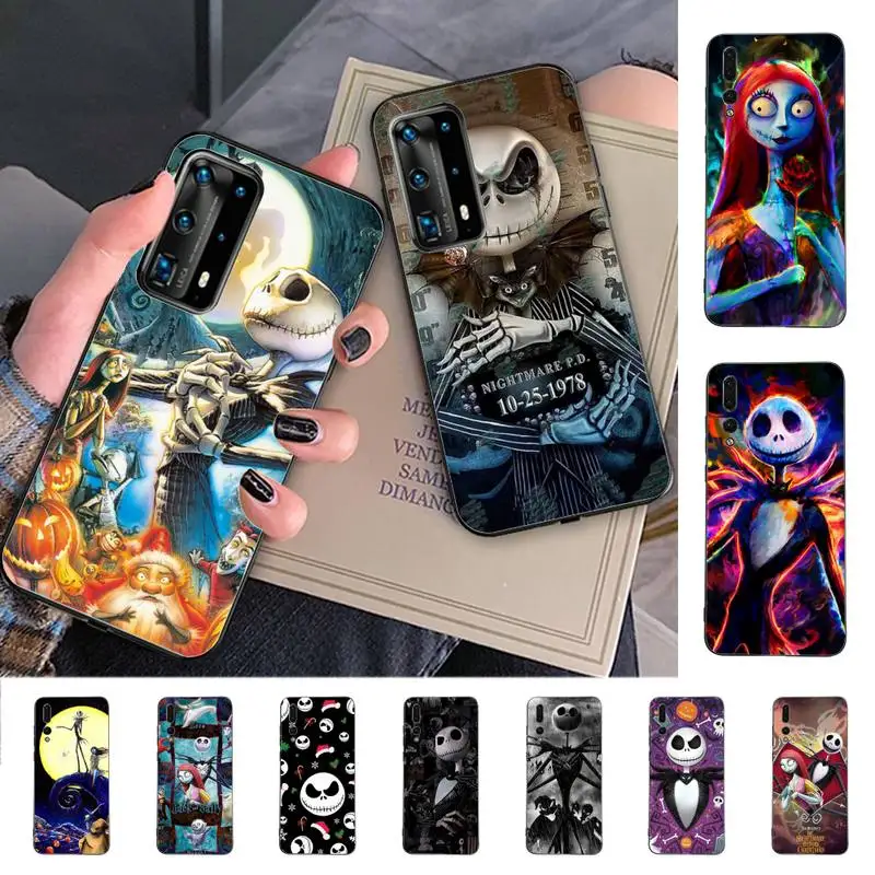 

Disney The Nightmare Before Christmas Jack Phone Case for Huawei P30 40 20 10 8 9 lite pro plus Psmart2019