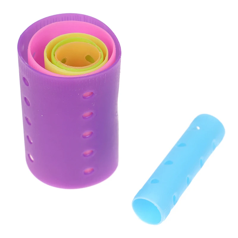 

Ролики для завивки волос без тепла, плойка с отверстием и шпильками, набор для парикмахерских, бигуди, подарок