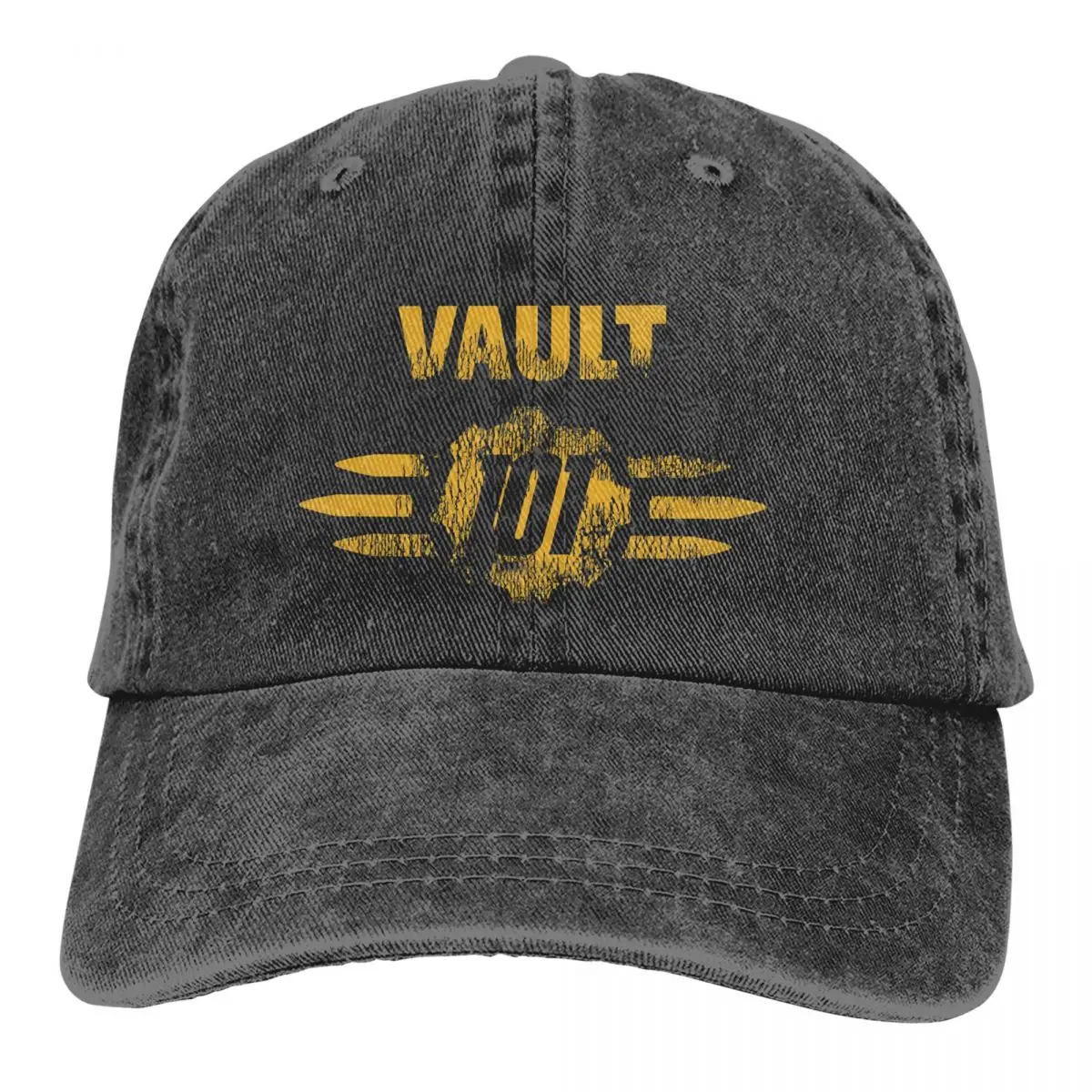 

Pure Color Dad Hats Worn Vault 101 Women's Hat Sun Visor Baseball Caps Fallout Shelter Resident Strategy Game Peaked Cap