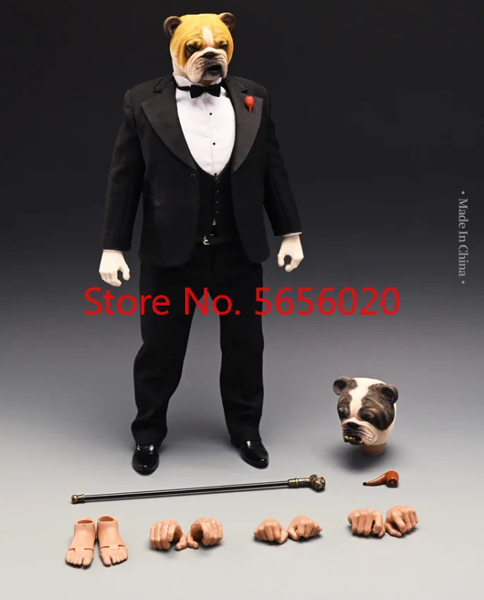 

Mostoys M2201 C 1/6, солдат, бульдог, Крестный отец, модель животного, винтажный костюм, версия, экшн-фигурка, игрушка