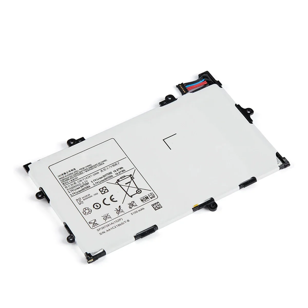 Совершенно новый SP 397281 A A(1S2P) Сменный аккумулятор для планшета 5100 мА Samsung Galaxy Tab 7