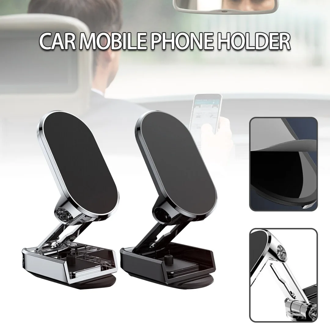 

Universal 360 Degree Rotation Magnetic Phone Holder For Car Foldable Desk Cellphone Bracket Cars Dashboard Mounts