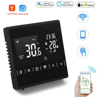 wifi smart thermostat temperature controller for electric floor heating works with alexa google home for tuya and smart life app