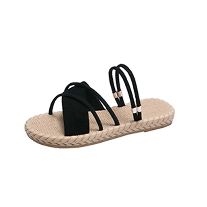 2023 Shoes Women Sandals Fashion Flip Flops Summer Style Flats Solid Slippers Sandal Flat Free Shipping  size 6-11