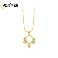 agrippa genshin impact fashion charm necklace gold plated pendant necklaces korean jewelry mens choker chains anime accessories