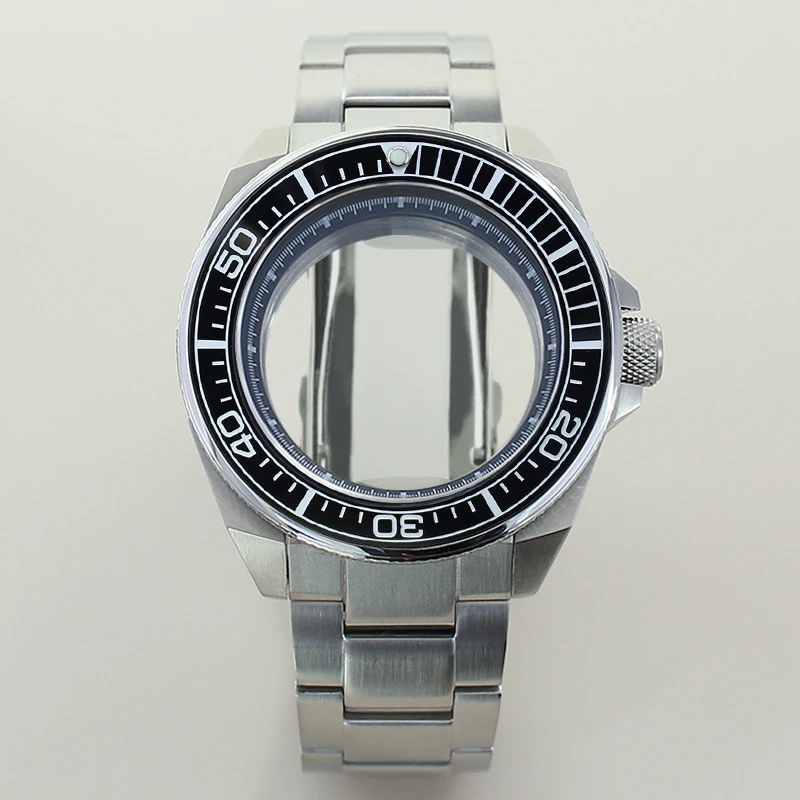 Фото Корпус для часов Seiko Mod Samurai King, 43 мм, 20ATM, для дайвинга, подходит для механизмов NH34, NH35, NH36, NH38, NH70, NH72, из нержавеющей стали. №5