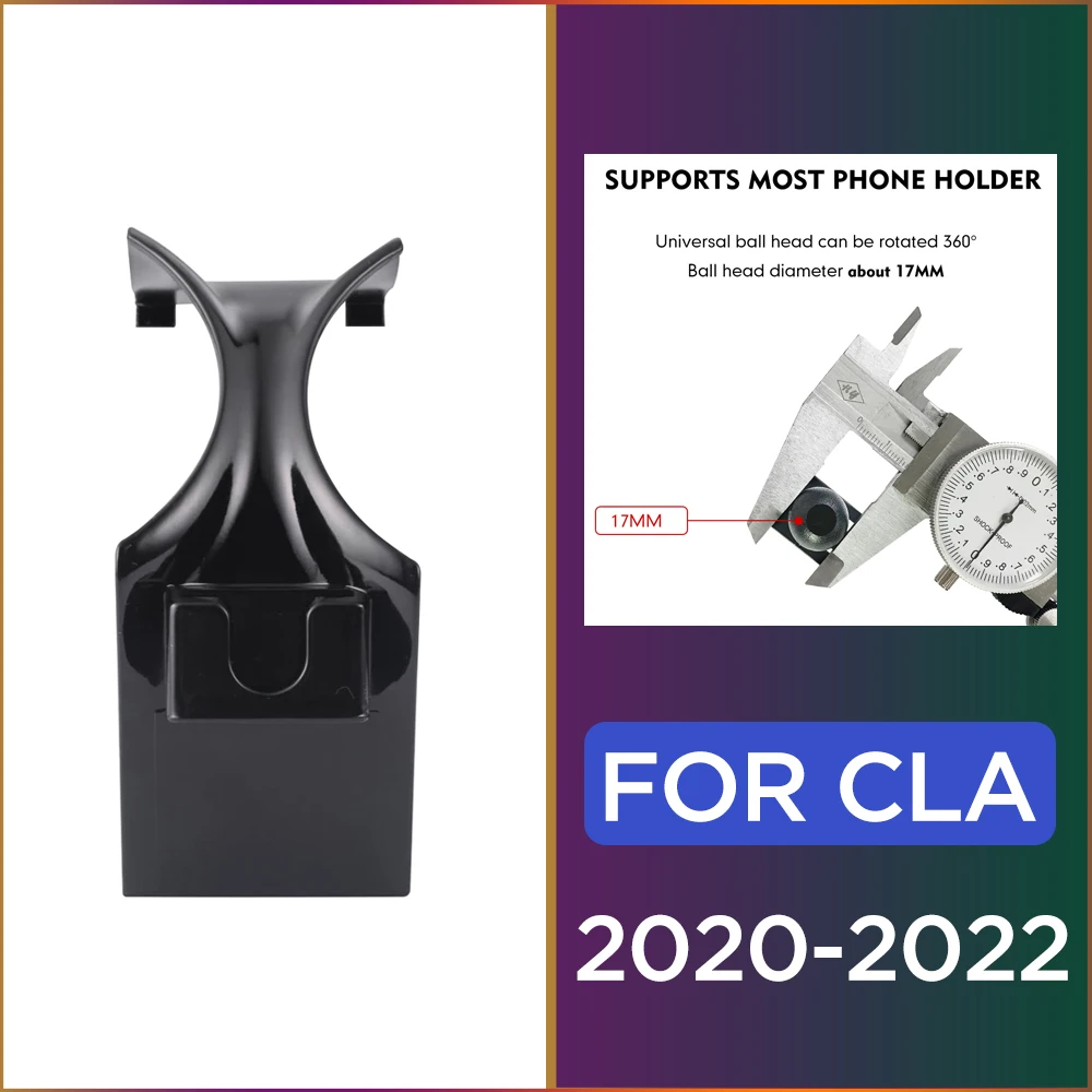 

Phone Holder Bracket Clip For Mercedes Benz CLA C118 2022 Car Phone Holder Stand For Mercedes Benz CLA 2020 2021 CAR ACCESSORIES