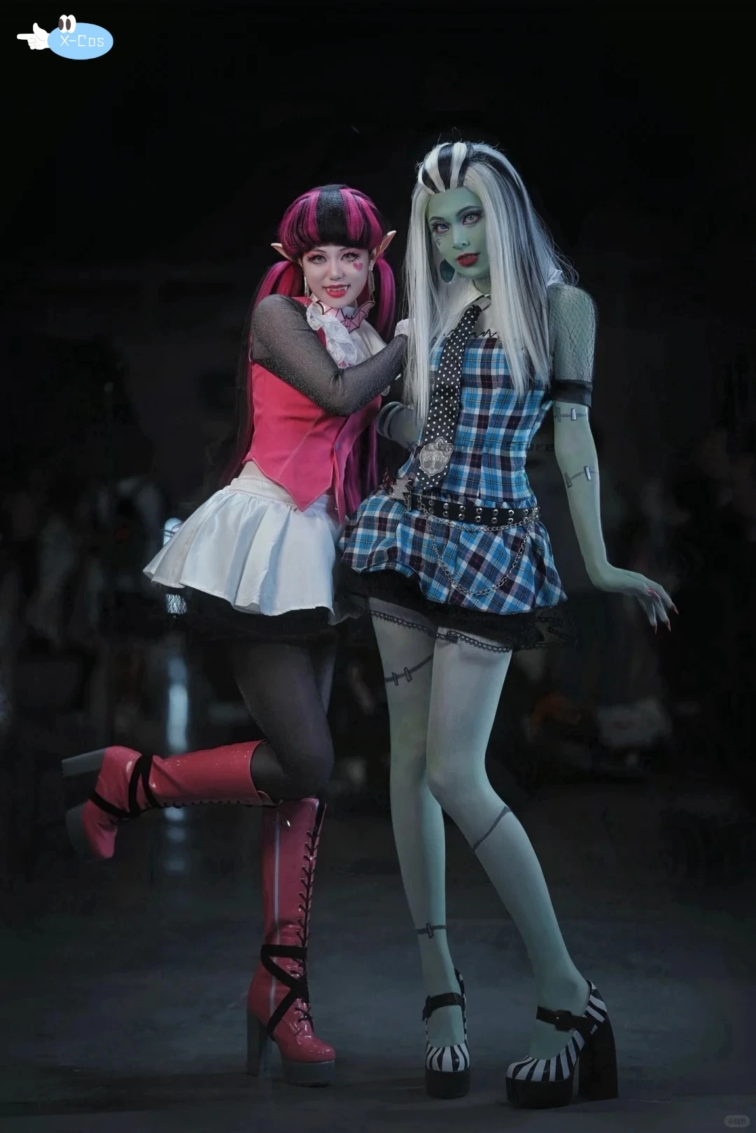 Косплей Monster High костюм для косплея Frankie Stein 1 женское платье костюмы на Хэллоуин