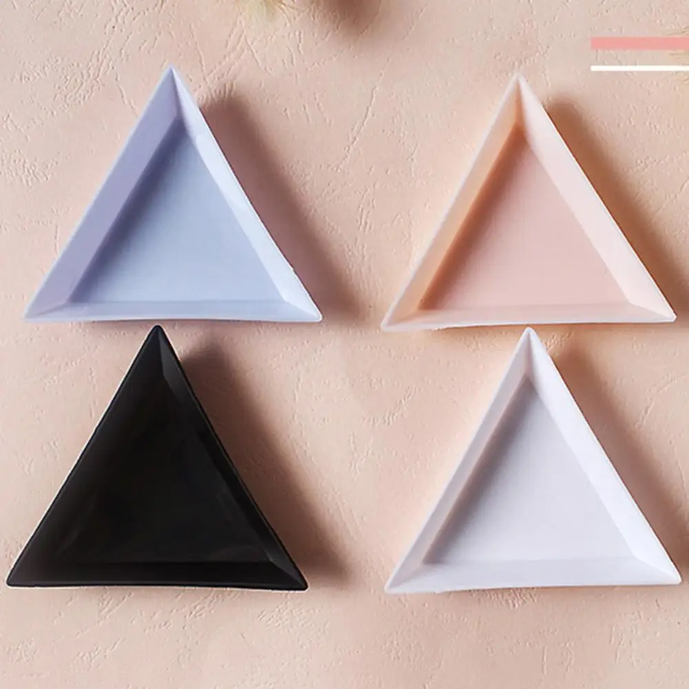 

Практичный треугольный лоток для ногтей, фотоемкости для ногтей, таблички для ногтей, разноцветные, широкое применение