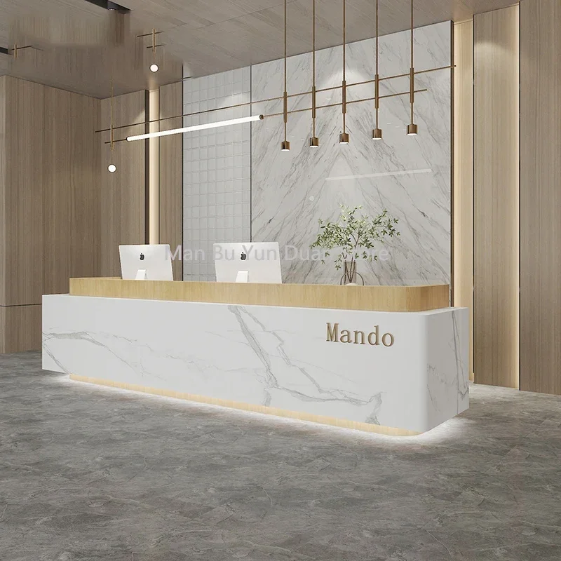 Стойка для стойки регистрации касса супермаркета стола парикмахерской кофейной