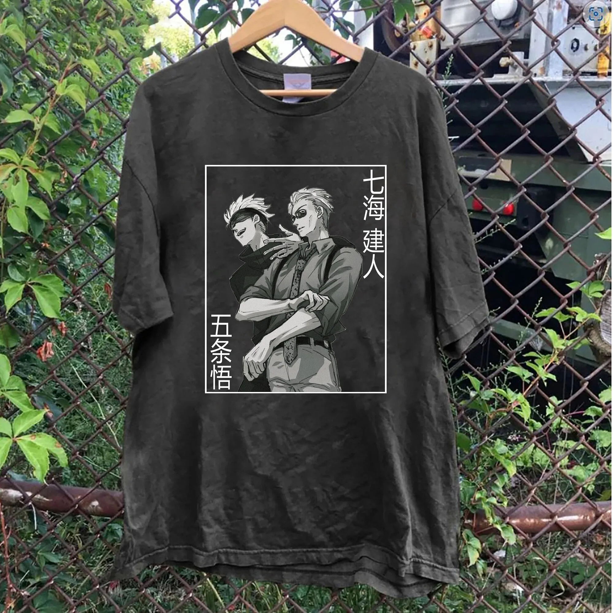 Аниме футболка Kento Nanami Itadori Gojo SweaT для него длинные или Короткие рукава