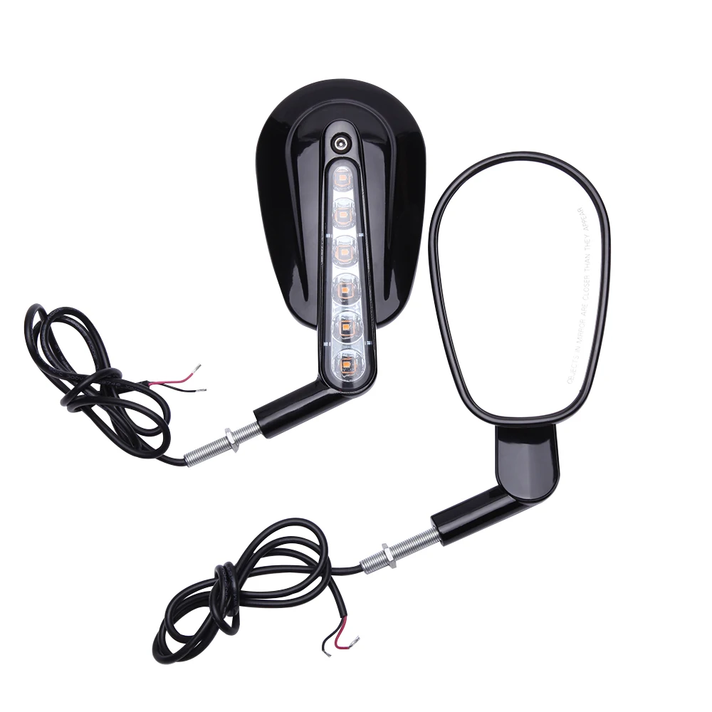 

Зеркала Заднего Вида Для Мотоциклов Harley Davidson VROD V-Rod VRSCF Road King Sportster 2009-2017 С LED-поворотниками