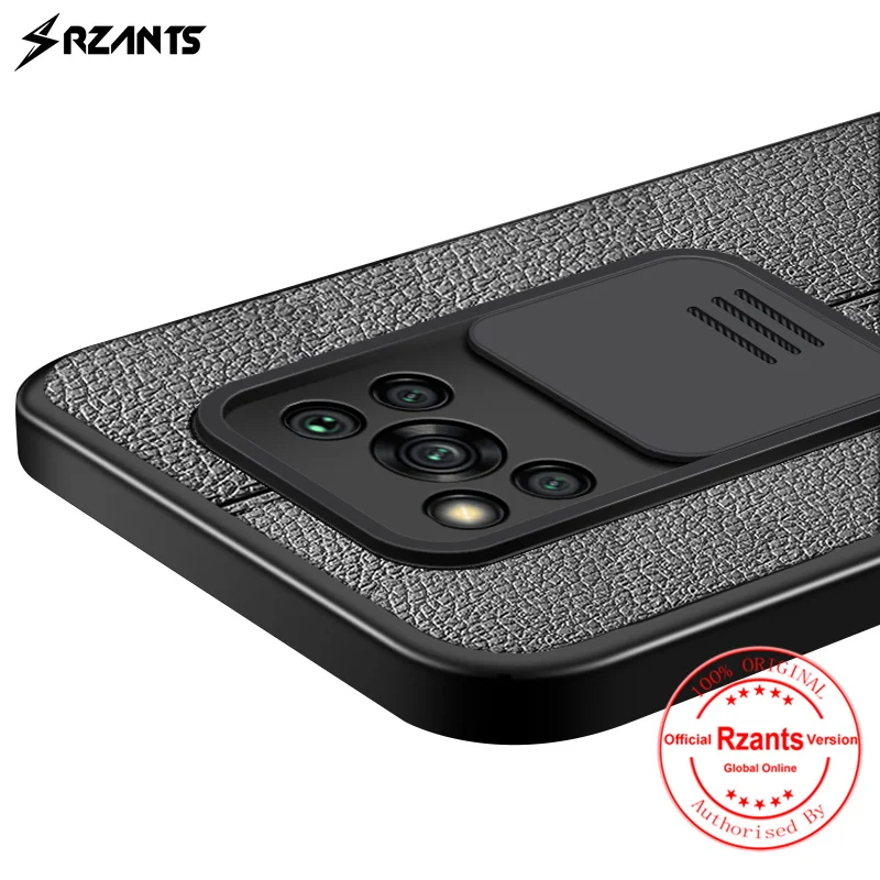 

Rzants For Xiaomi Poco X3 X3 NFC X3 Pro Leather Phone Case [Blue whale]Anti fingerprint Camera Lens Protect Casing