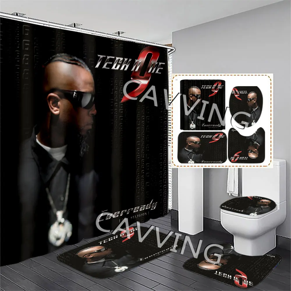 Шторы для душа Rapper Tech N9ne с 3D принтом водонепроницаемые занавески ванной