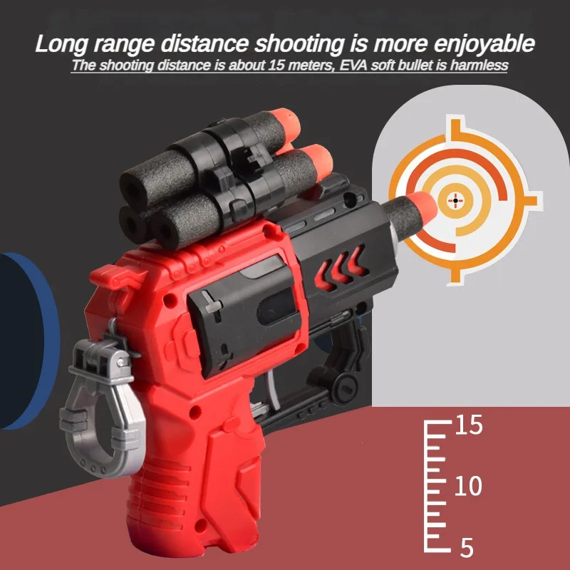 Мини-мягкий Пистолет-пуля Интерактивная Боевая Игрушка Для Родителей И Детей