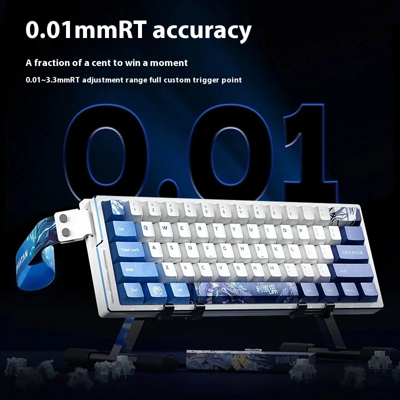 ATK Leviatan EDGE 60HE Проводная механическая клавиатура Магнитный переключатель 8000 Гц
