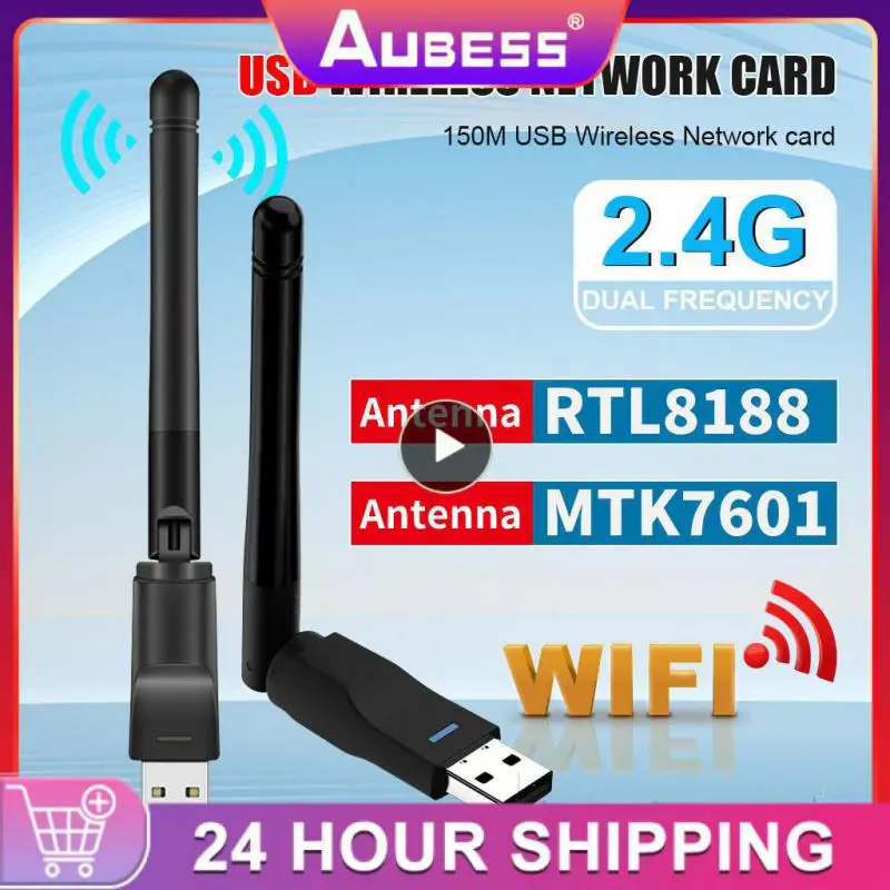 

Computer Accessories Lan Wi-fi Receiver 802.11n/g/b Ethernet Usb Wireless Network Card For Pc 150mbps Portable 2.4g Antenna