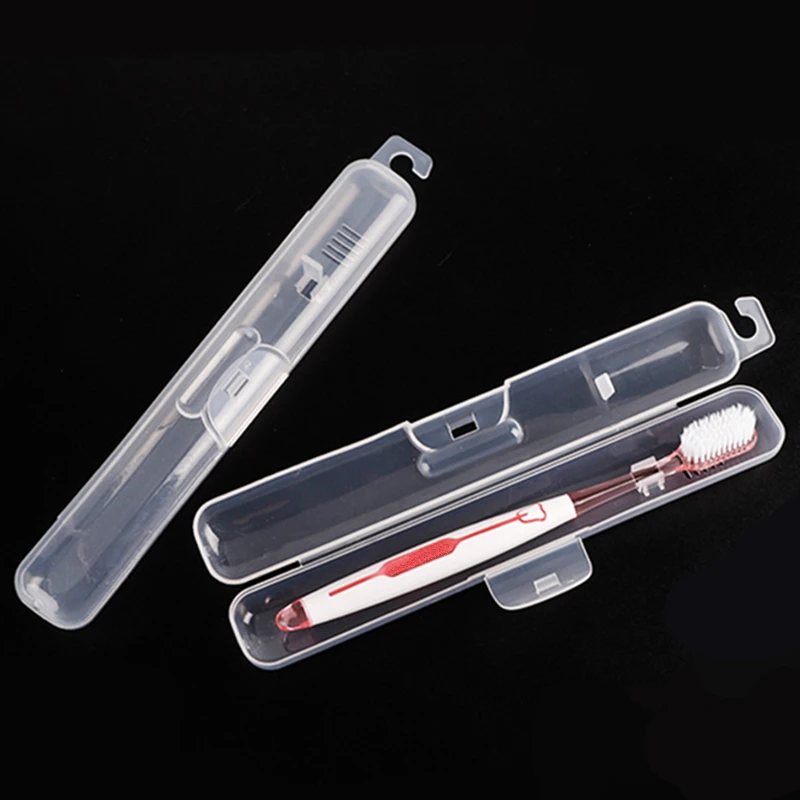 1pc Travel Portable Toothbrush Holder Transparent Storage Box Case Practical Container Organizer Bathroom Tools | Дом и сад