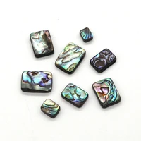3pcs natural abalone rectangular beads 6 25mm for diy beads handmade jewelry necklace earrings bracelet accessories loose beads