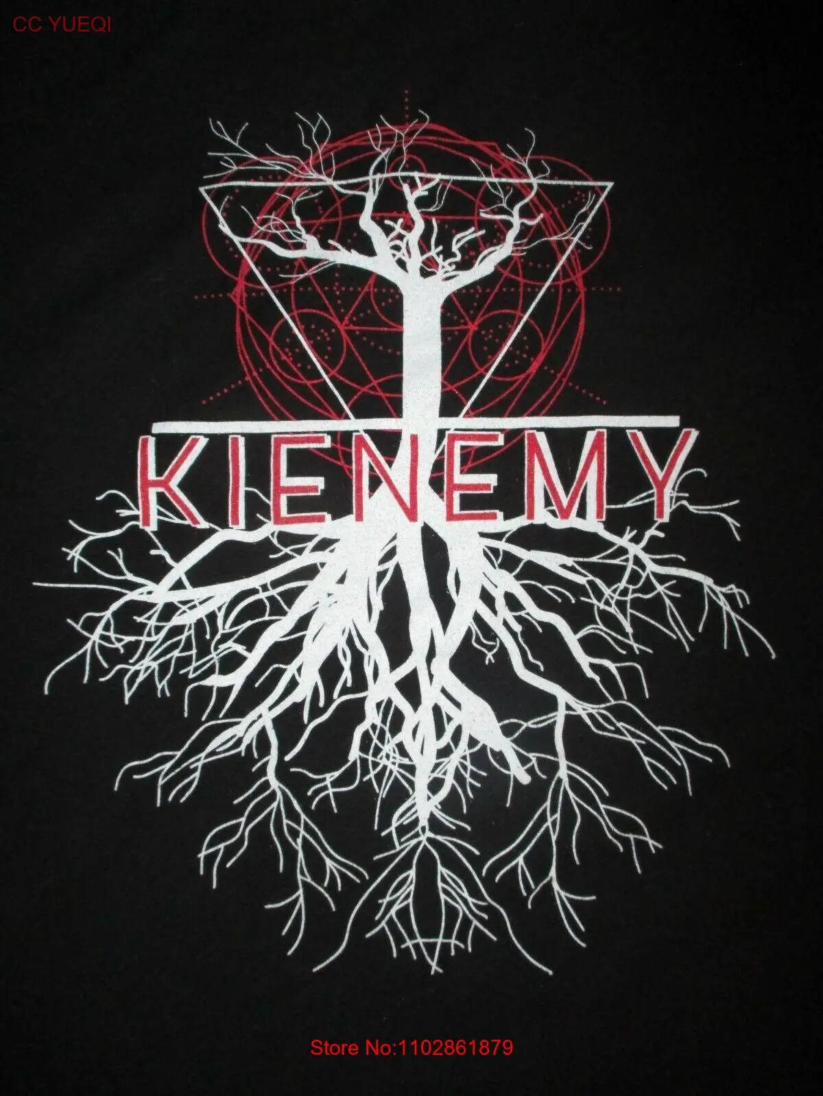 ФУТБОЛКА KIENEMY CONCERT Columbus Central Ohio Heavy Rock Metal Band для взрослых XL