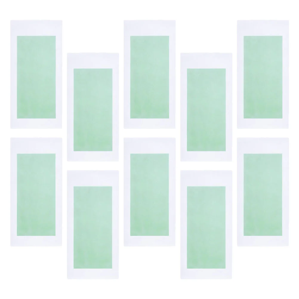 

10pcs Professional Body Depilatory Papers Skin Depilatory Papers (Light Green)