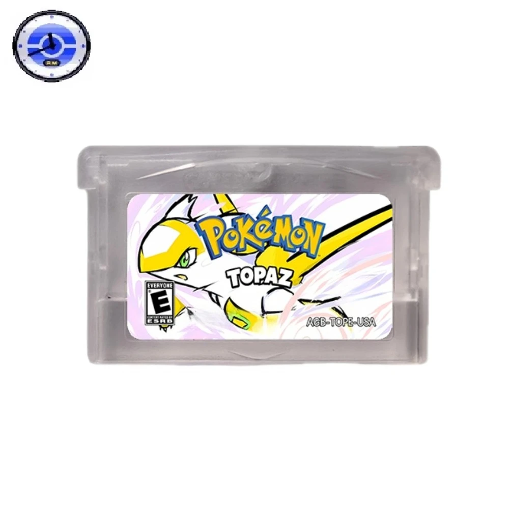 Фото Игровой картридж GBA на английском языке, RTC Pokemon Eclipse, Fusion 3, Cawos, Fused Dimensions, Fuligin, Perla, Topaz, GBA ROM Modified Version №3