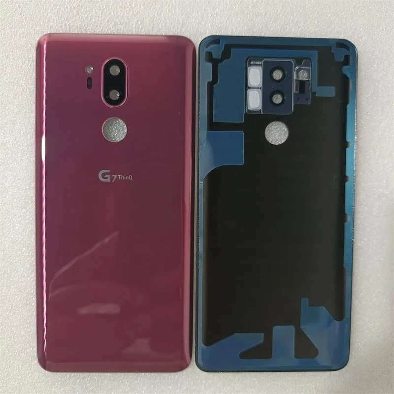 Стеклянная задняя крышка корпуса с линзой камеры для LG G7 G7+ ThinQ G710 G710EM G710PM (art.: 3920dcf643d9c) - 3920dcf643d9c