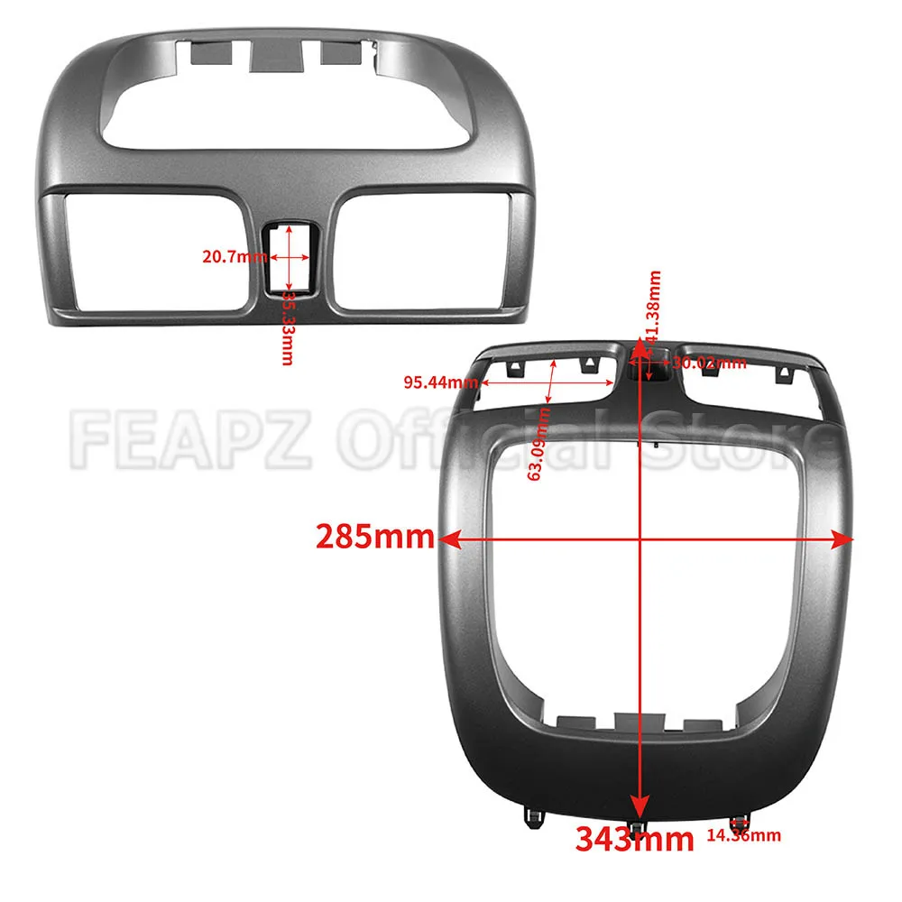 Фото Для Nissan Sentra Sunny Center Dash Air Vent Cubby 682605 M002 Центральная приборная панель Выключатель аварийного выключателя вентиляционного отверстия №2
