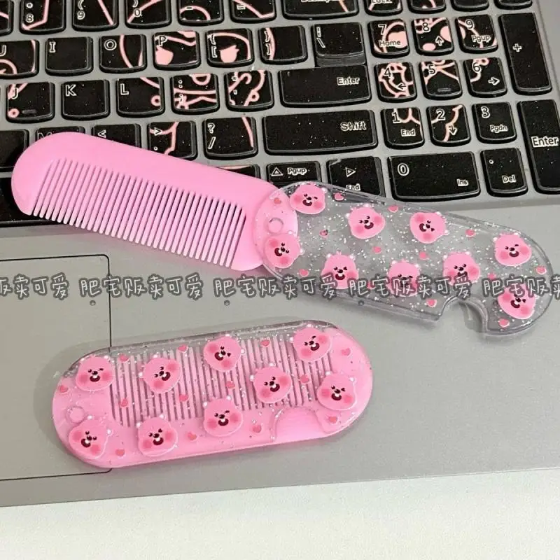 

Складная Расческа Kawali Loopy в стиле аниме, портативная оригинальная Милая мультяшная детская игрушка, подарок подруге, подарок на день рождения для девочек