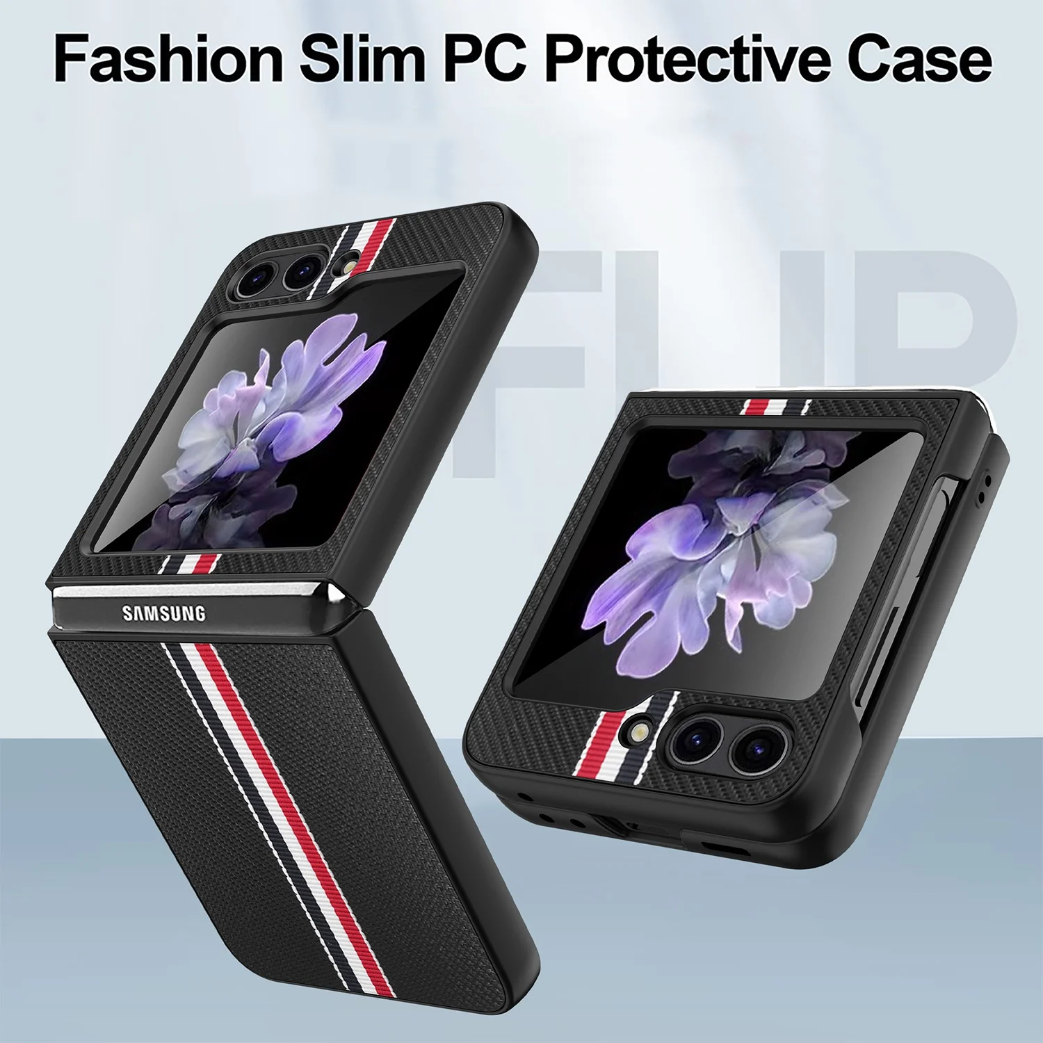 Пылезащитный тонкий Чехол-книжка для Samsung Galaxy Z Flip 6 5 дюймов флип-чехол P5 Flip6 Flip4 Flip3