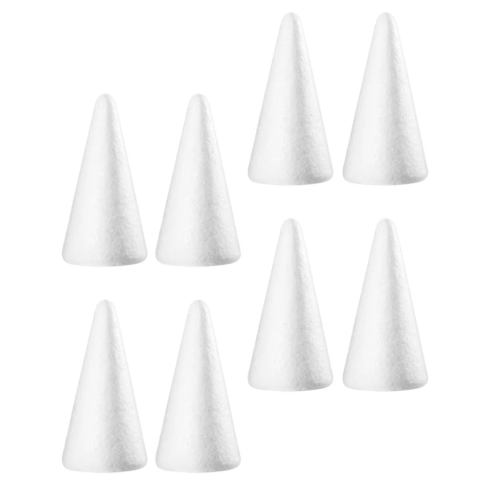 

Cone Cones Styrofoam Christmas Tree Crafts White Diy Shapes Polystyrene Craft Floraltreesfoamsshape Shaped Childrenblock Kids