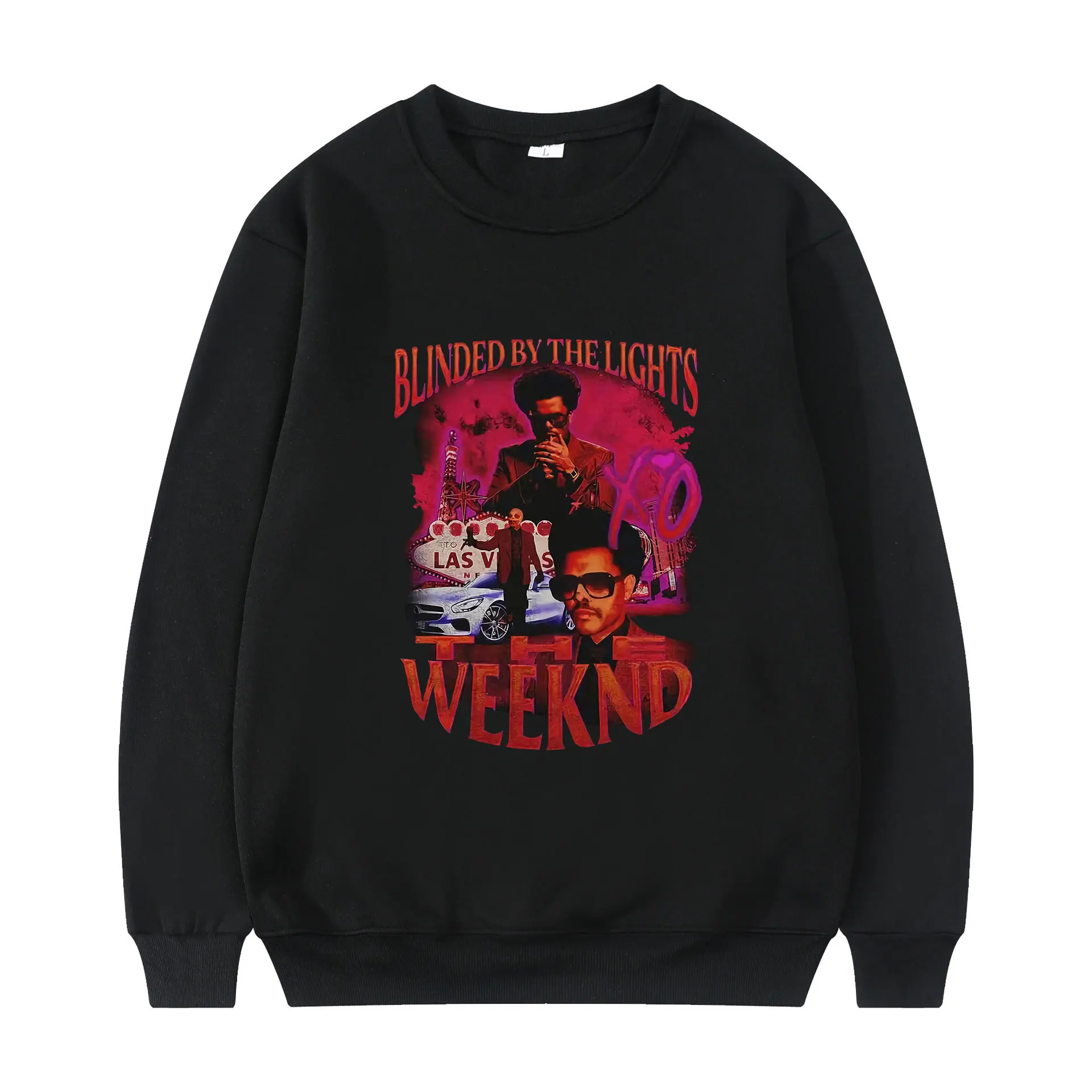 

The Weeknd 2022 Popular Fashion Prints Winter Long Sleeves Thick Loose Casual Sport Simple Design Man Crewneck Sweatshirt Tide