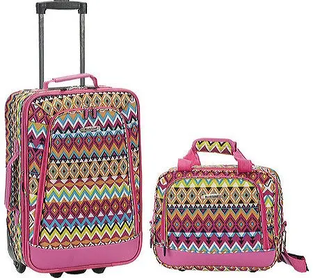 Fashion Softside Upright 2 Piece Luggage Set F102