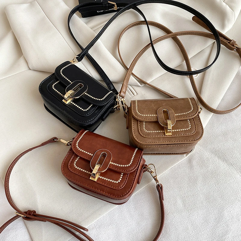 2023 Vintage Brand Designer Small Flap Handbag And Purse For Women Shoulder Crossbody Bags 2023 New High Quality Messenger Bags