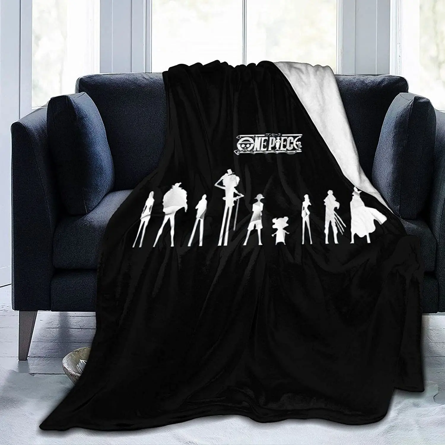 

Anime One Piece Blanket Fleece Flannel Throws Blankets Flannel Blankets Soft Warm Cozy Lightweight Sofa Bedroom Living Room