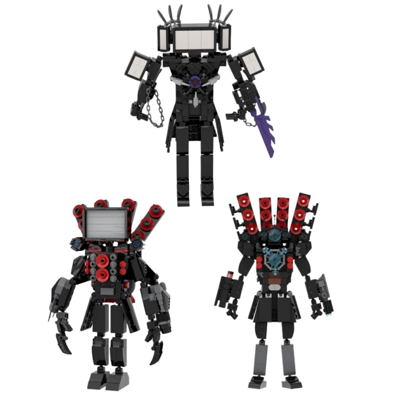 Katana Skibidi унитаз золотые часы Титан дрель человек строительные блоки аудио и