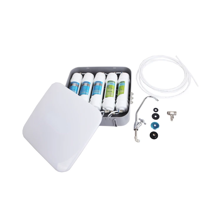 Новый дизайн настенный домашний 5-ступенчатый фильтр для воды UF с фильтрацией