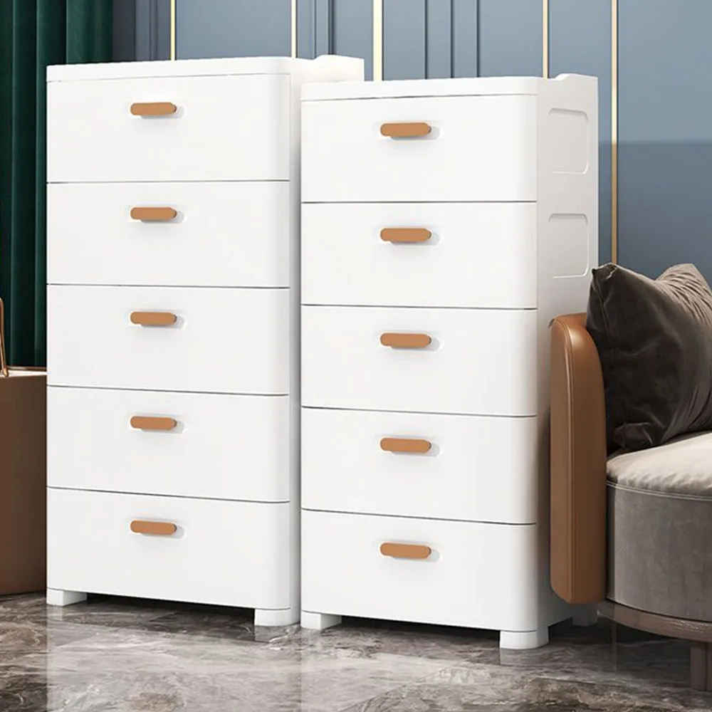 

Drawer Type Bedside Table Environmental Protection Material Bedroom Furniture Frosted Texture Multifunction Cabinet