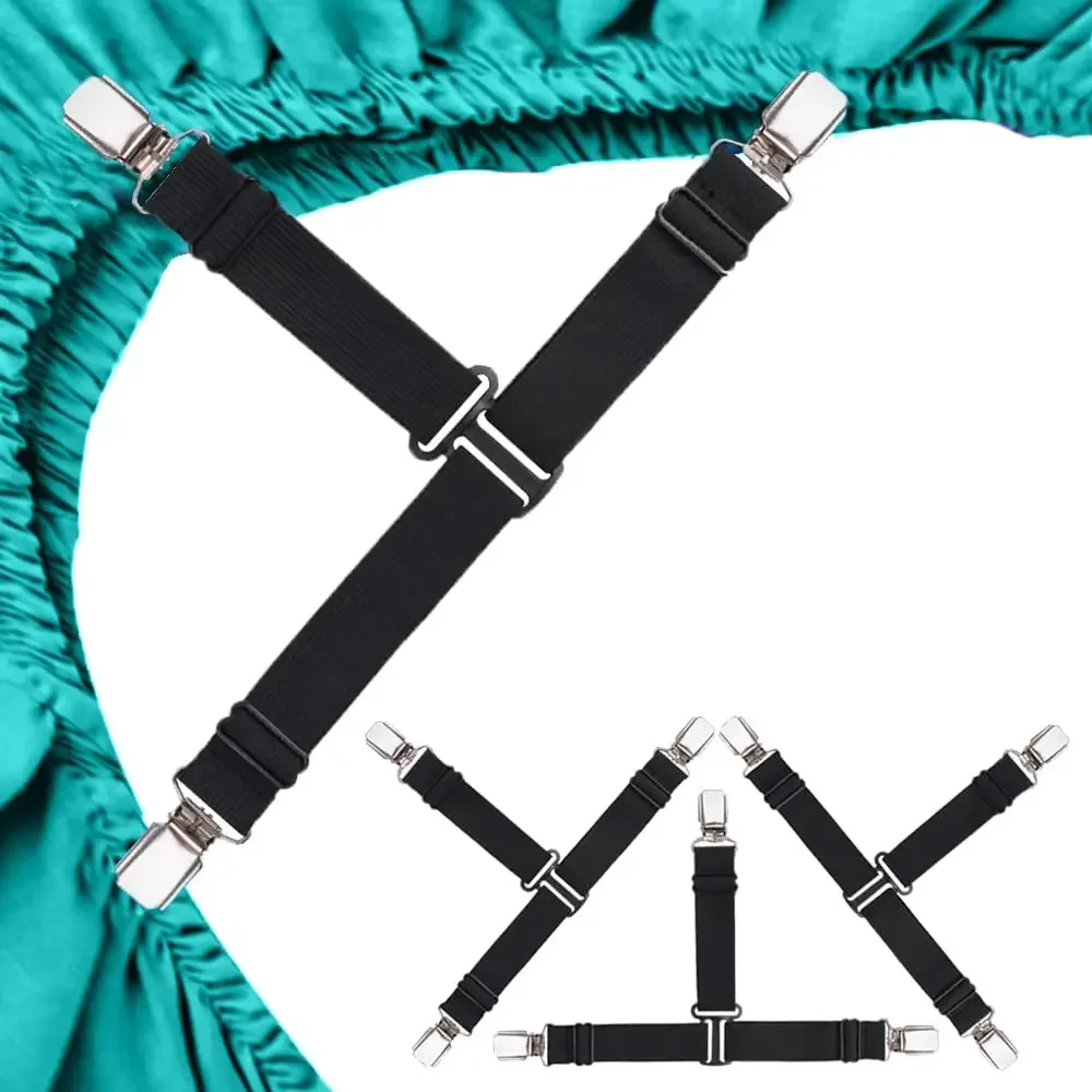 4 шт./компл. эластичные захваты для простыни застежка ремня зажимы наматрасник