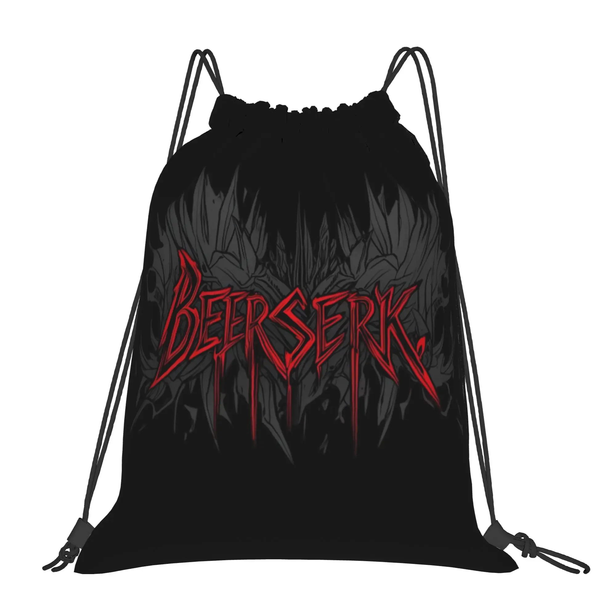 Фото Сумки на шнурке Custom B-Berserkes для мужчин и женщин, легкие, для приключений, спорта, спортзала, для хранения вещей, рюкзак №1