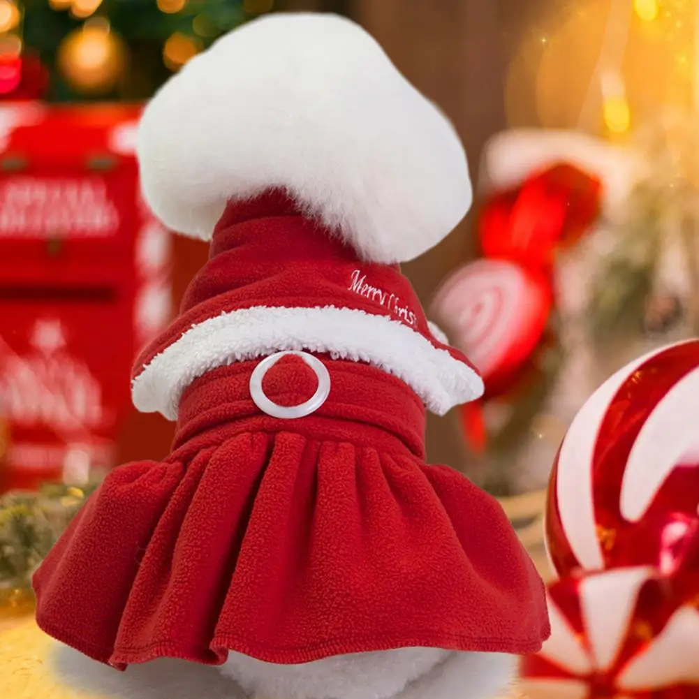 

Легкий красивый Рождественский праздничный наряд для собак, Привлекательная юбка для домашних животных, аксессуар для вечеринки, Тедди