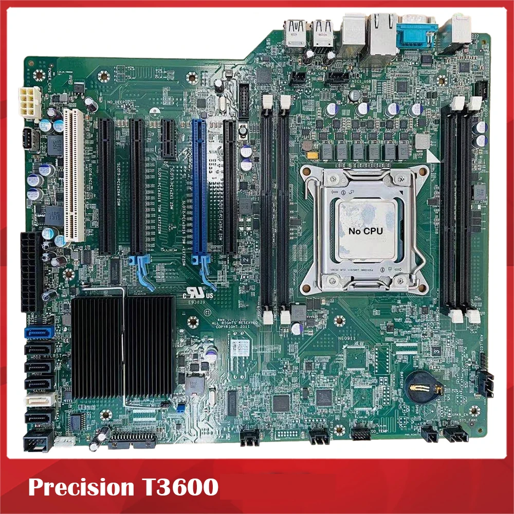 Original Workstation Motherboard For DELL T3600 MYTFF 8HPGT RCPW3 PTTT9  F88T1 MNPJ9 Perfect Test Good Quality