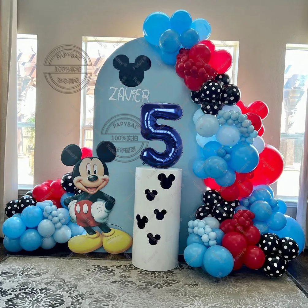 

Воздушные шары из фольги в виде мультяшного Микки Мауса, 106 шт.