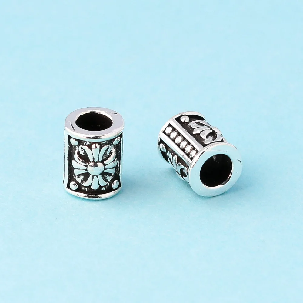 

100% настоящий Стерлинговое Серебро 925 пробы, сквозное отверстие, длинная перегородка, бусина, «сделай сам», материал, аксессуар для браслета, ожерелья