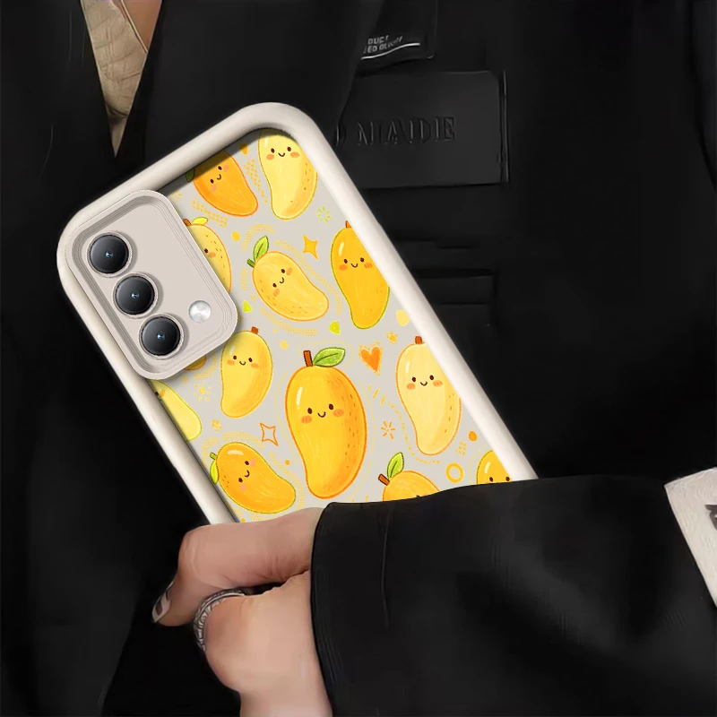 Фото Чехол для телефона с принтом манго для Infinix Camon 50 40 Pro 30 Spark 6 Go 1 2024 40C Pova 9 7 Ultra 6 Neo, матовый силиконовый мягкий чехол №3