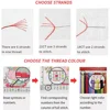 Flower Pre-Printed 11CT Cross Stitch DIY Embroidery Complete Kit DMC Threads Handiwork Handicraft Craft Painting Different 3