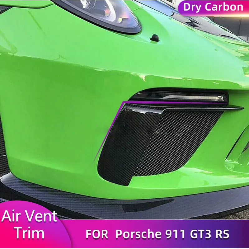 Сухой карбоновый передний бампер воздухозаборная решетка вентиляционного