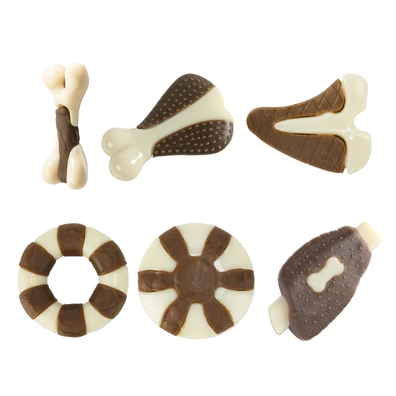 

Dog Chew Toy for Aggressive Chewer Dog Bone Toy Nylon Beef Flavor Indestructible Dog Teething Toy Dog Teether Dog Drop shipping