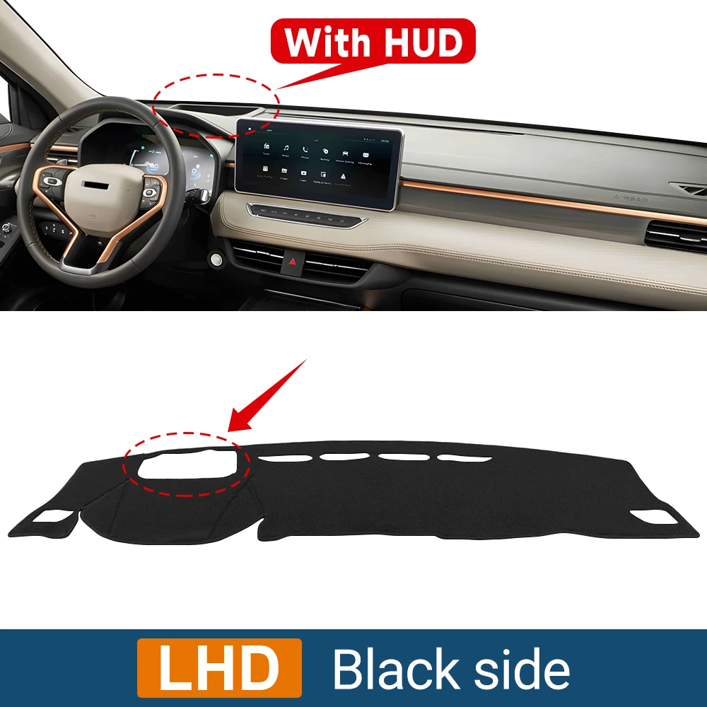 

Солнцезащитный Коврик На Приборную Панель Для Haval Jolion 2021-2025: УФ-защита, Нескользящий, Для Инструментов