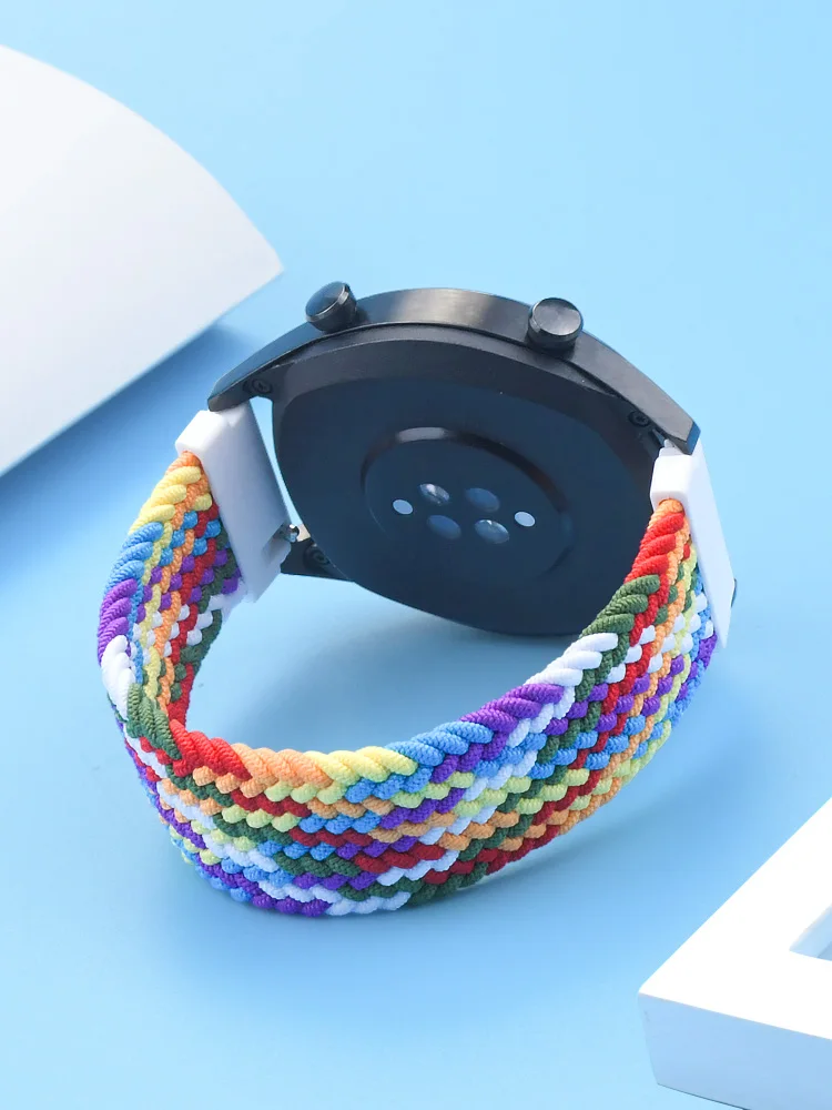 Фото Плетеный сольный цикл для Samsung Galaxy Watch 7 ремешок 44мм 40мм correa браслет Galaxy Watch 4 6 Classic 5 pro band 43мм 47мм 45мм №3
